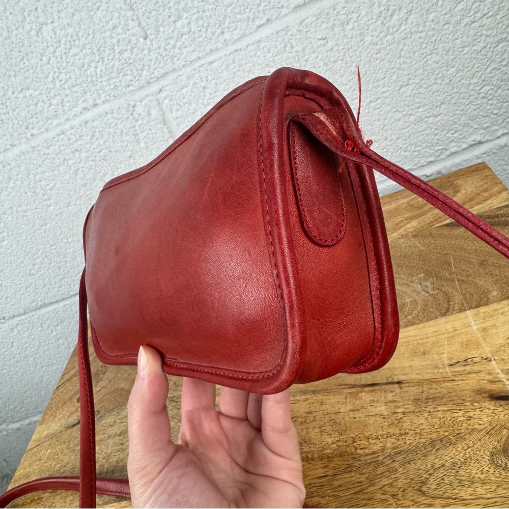 Vintage Coach Zippered Pouch – 1980s Made in NYC - Picture 11 of 14
